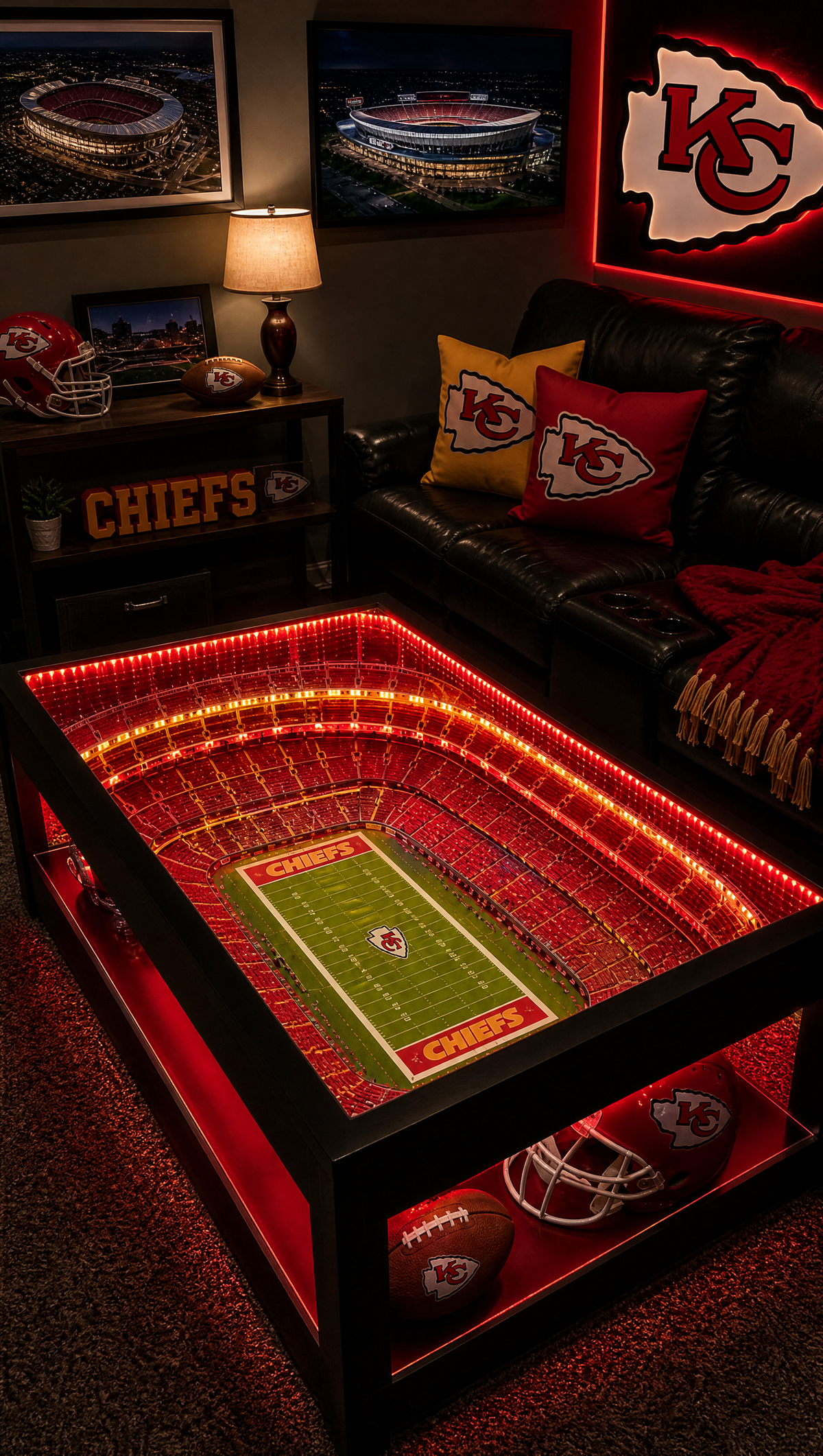 NFL Stadium Table top view